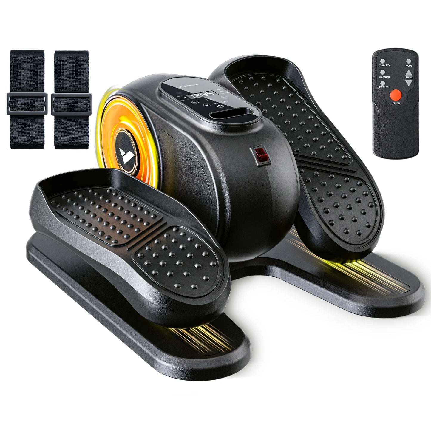 MERACH Under Desk Elliptical Pedal Exerciser With Remote Control