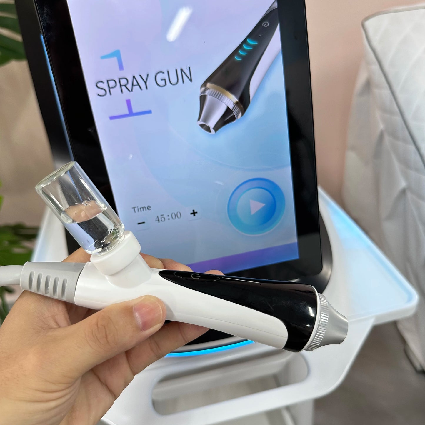 Myoslim Hydra Dermabrasion Oxygen Ice Facial Cleansing Device