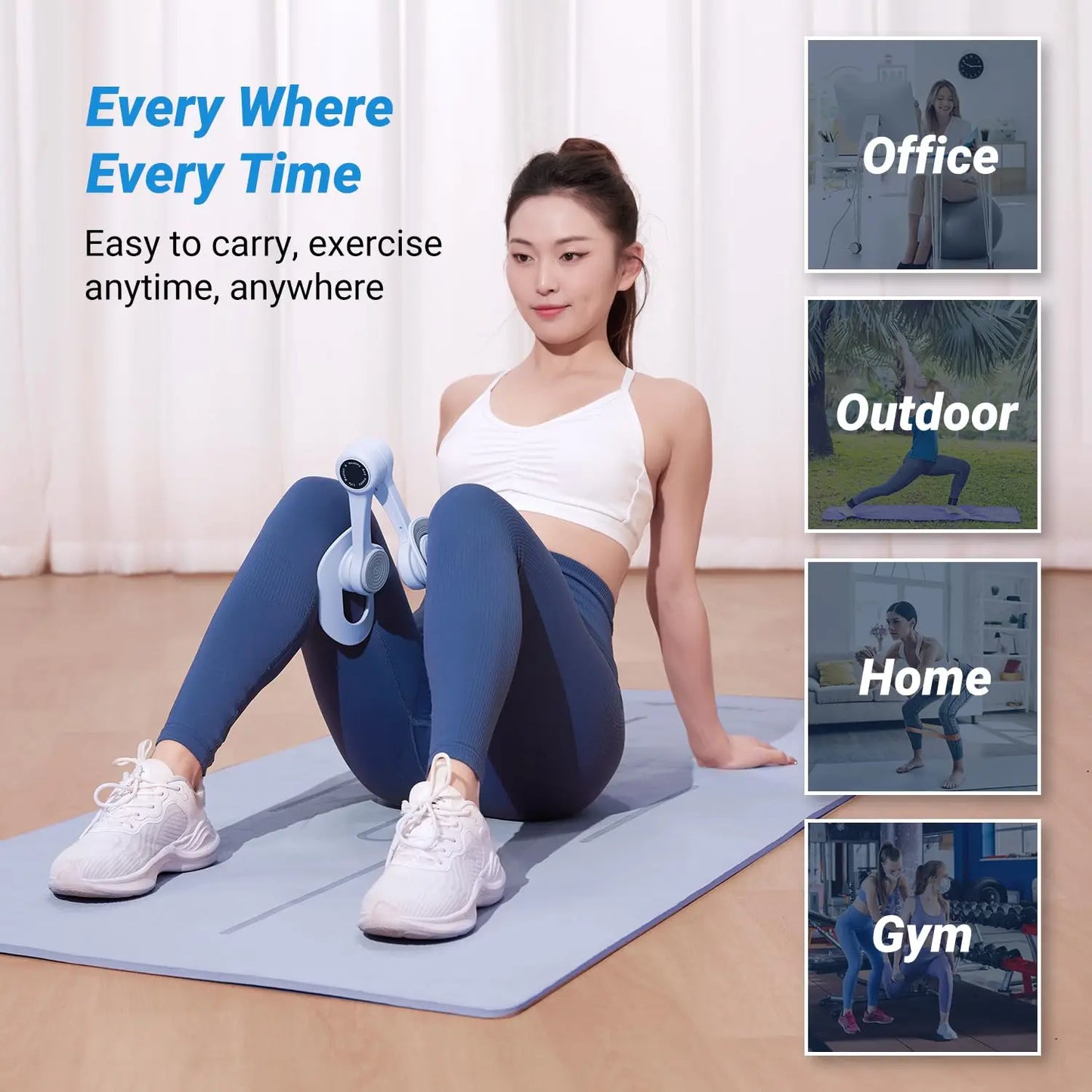 MERACH Thigh Trainer Pelvic Floor Muscle Trainer Device