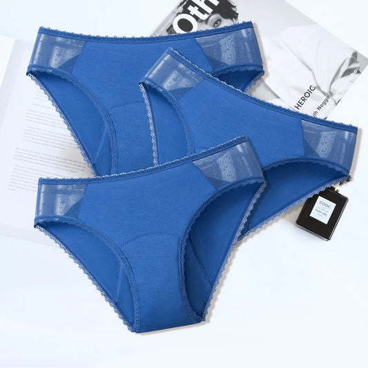 Choice 3Pack Lace Leakproof Menstrual Panties Underwear