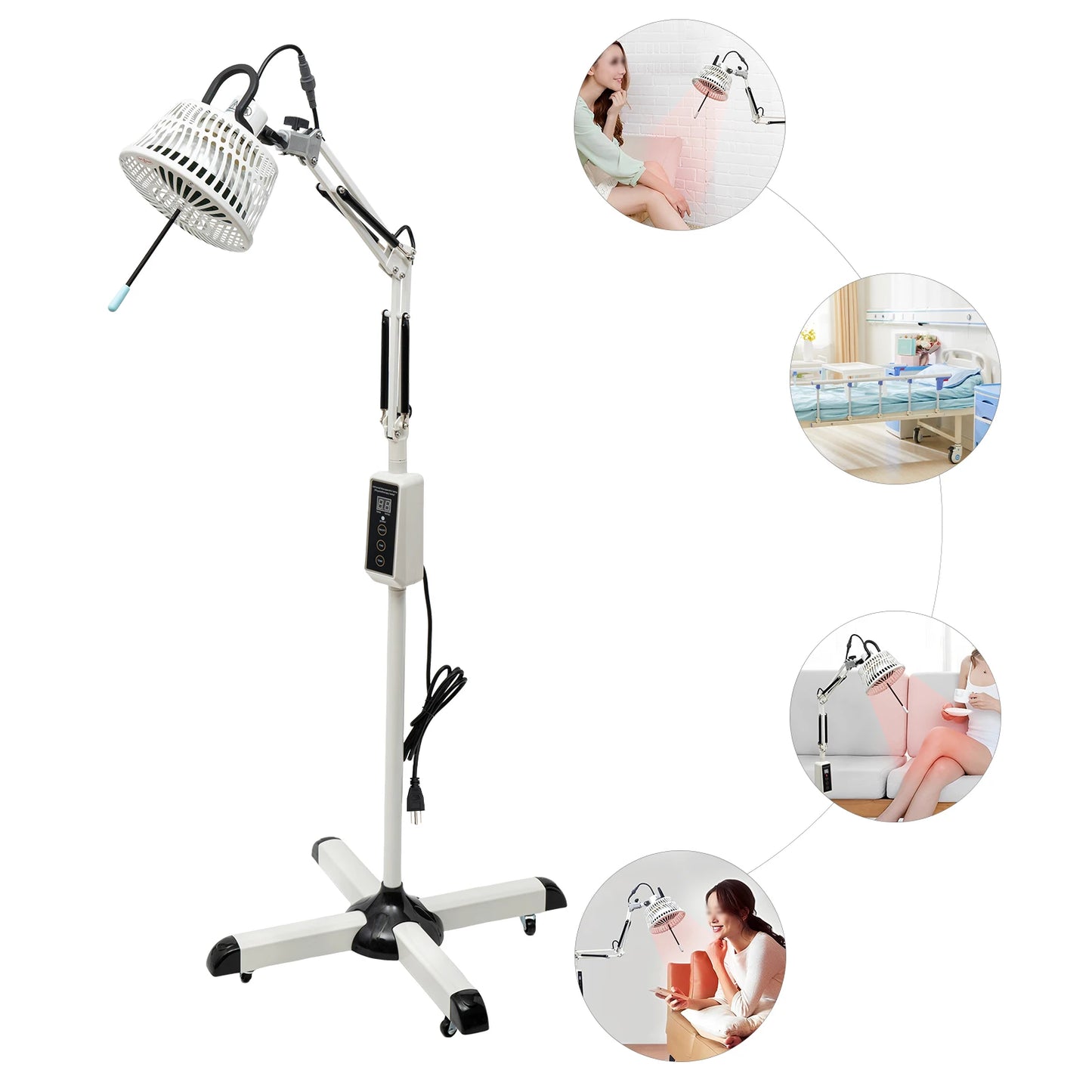 Hign-concerned Infrared Heat Lamp 300W For Home Spas Salons