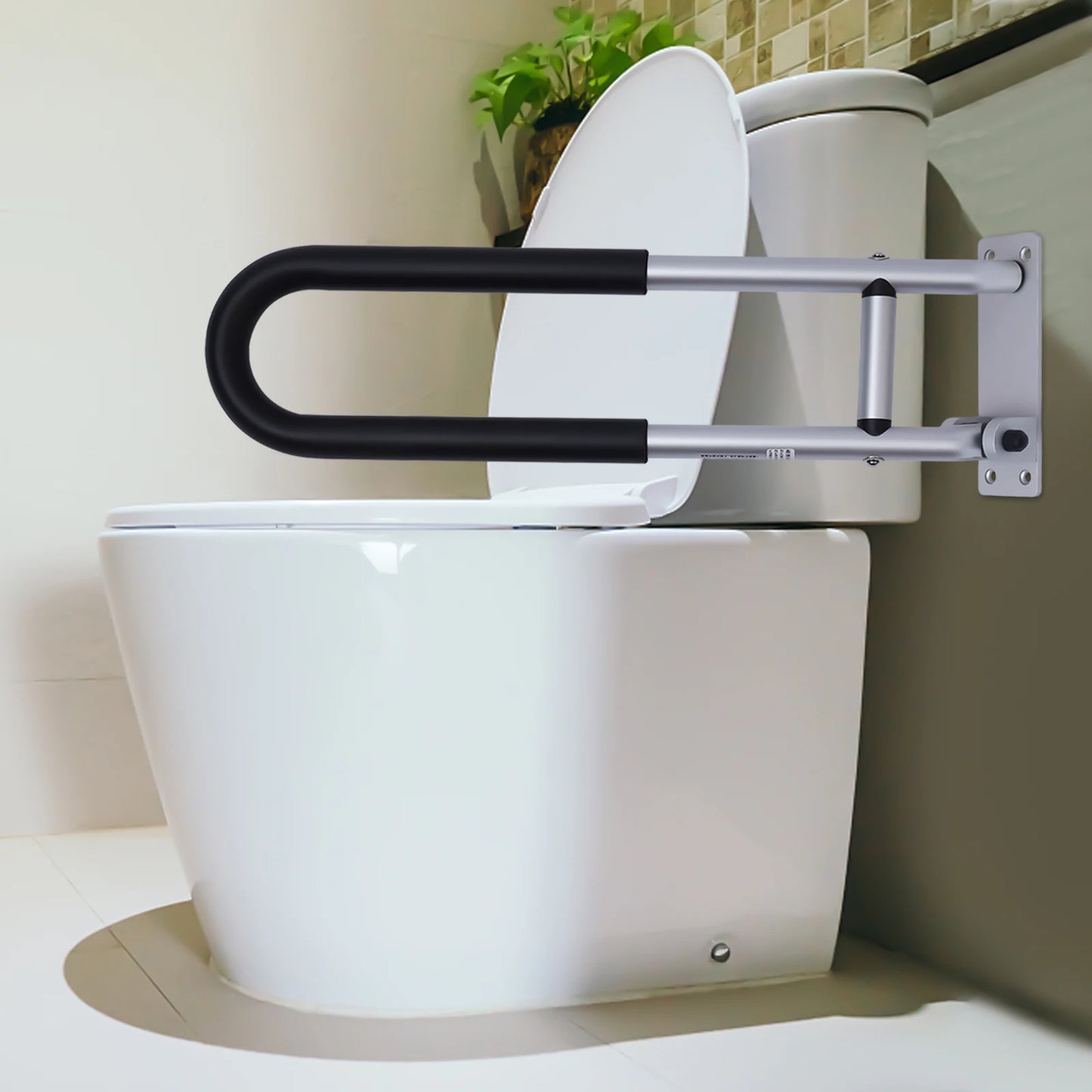Hign Concerned Safety Tub Handrail With 90 Degree Rotation