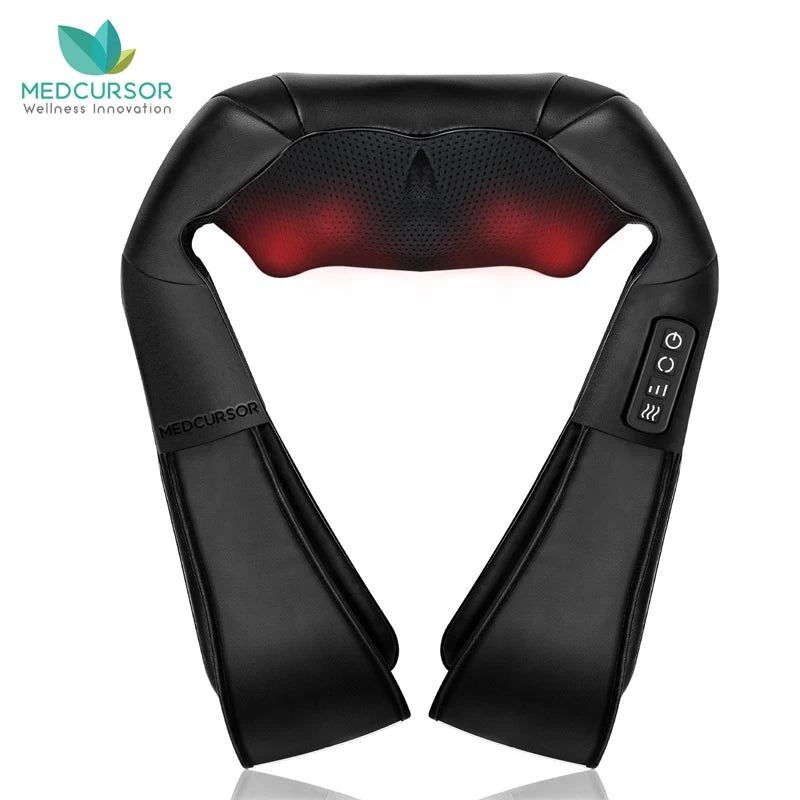 Medcursor Shiatsu Neck Massager With Heated Deep Kneading