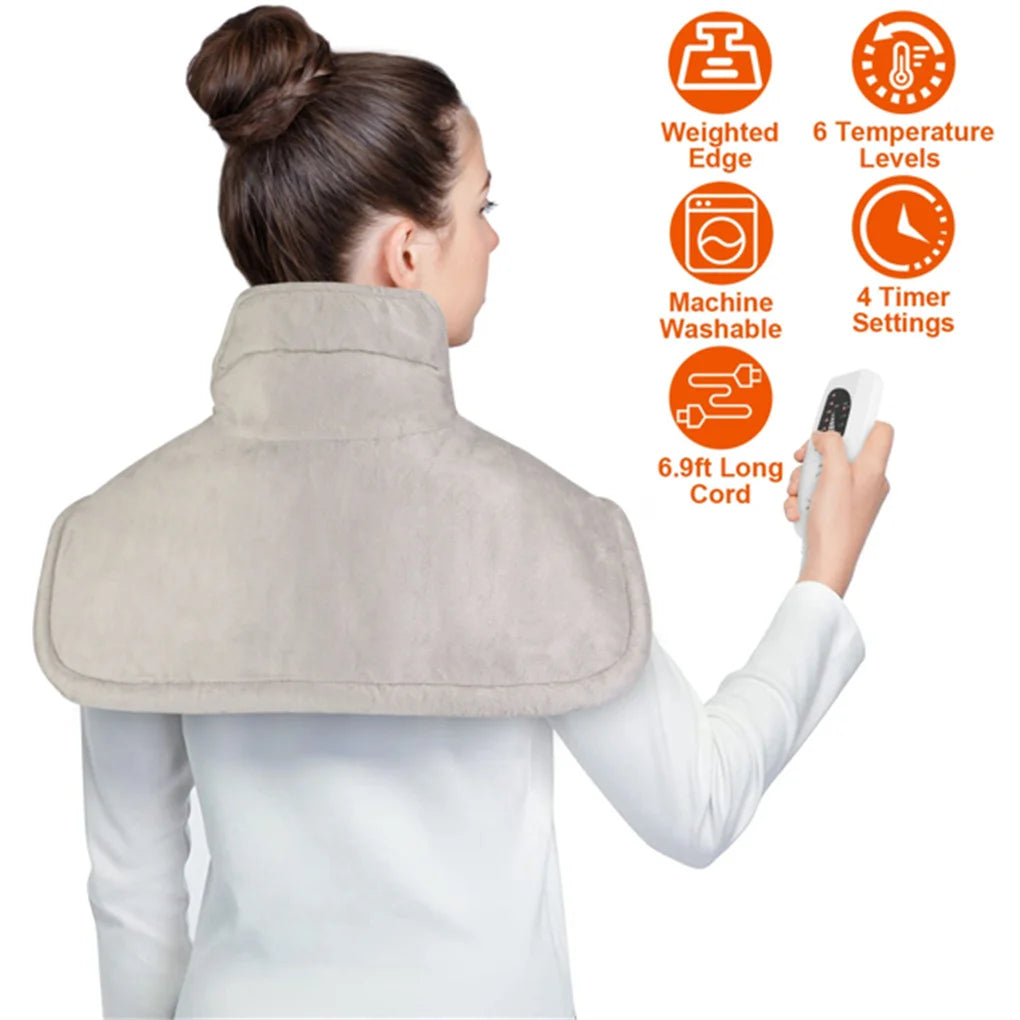 Electronic Heating Pad For Neck And Shoulders With 6 Modes