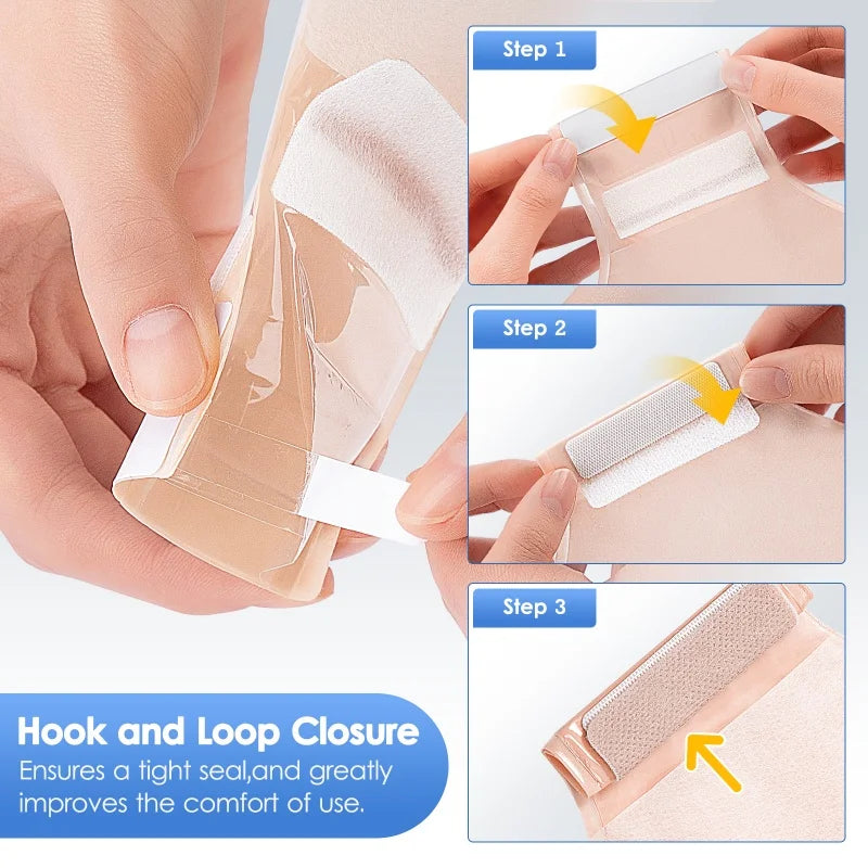 Cofoe Economical Drain Valve Colostomy Bags One Piece Clip