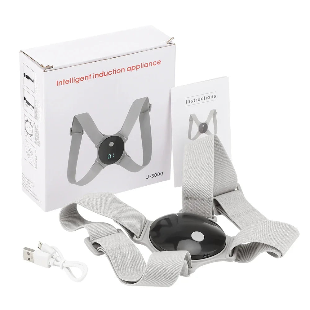 Smart LCD Posture Corrector Belt With Adjustable Straps
