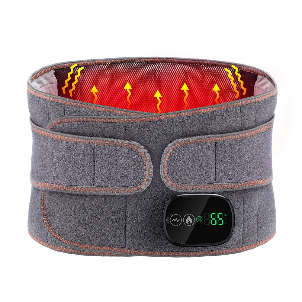 Hailicare Heating Vibration Massager Belt for Waist and Lower Back