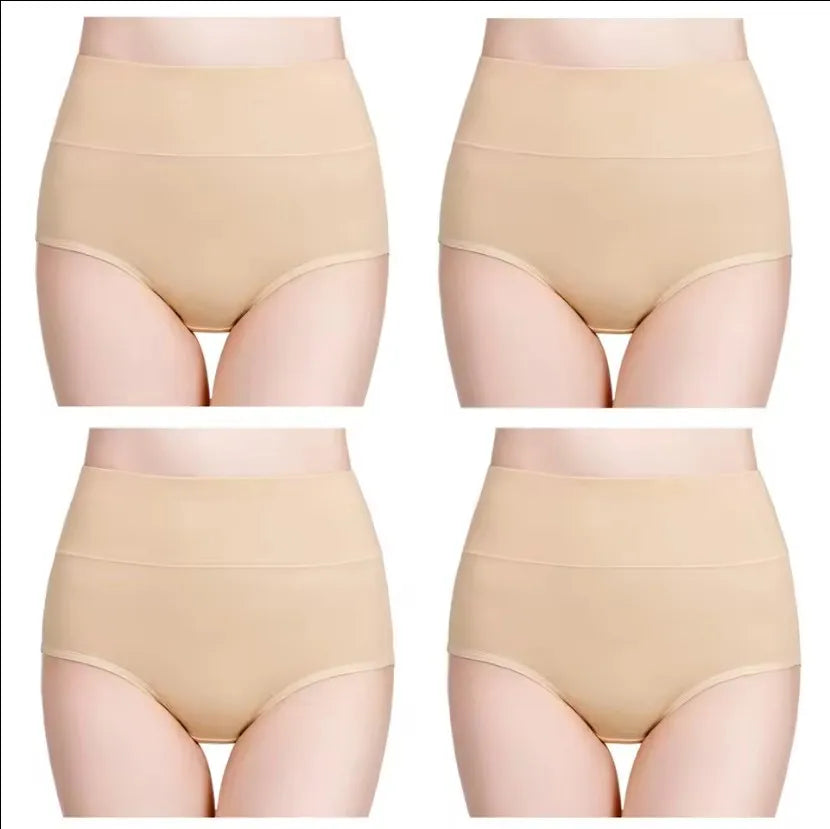 JOG MCERGCN High Waist Cotton Panties for Women Shaping Briefs