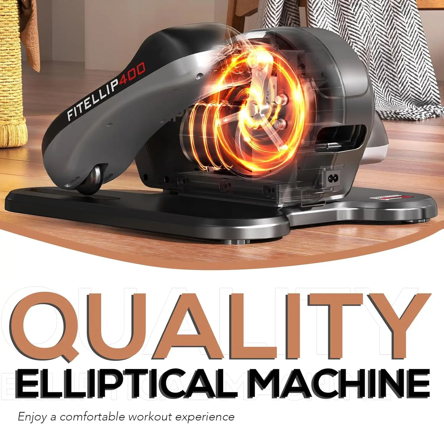 Hignconcerned Ellipse Leg Exerciser Under Desk Home Use