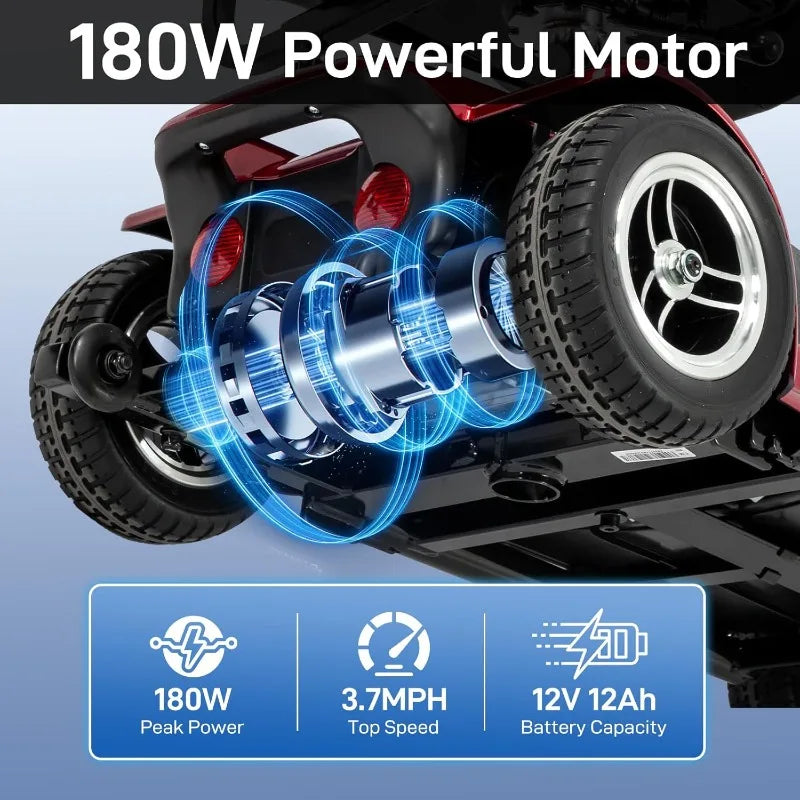 Hign Concerned Scooter For Adults Heavy Duty Mobility