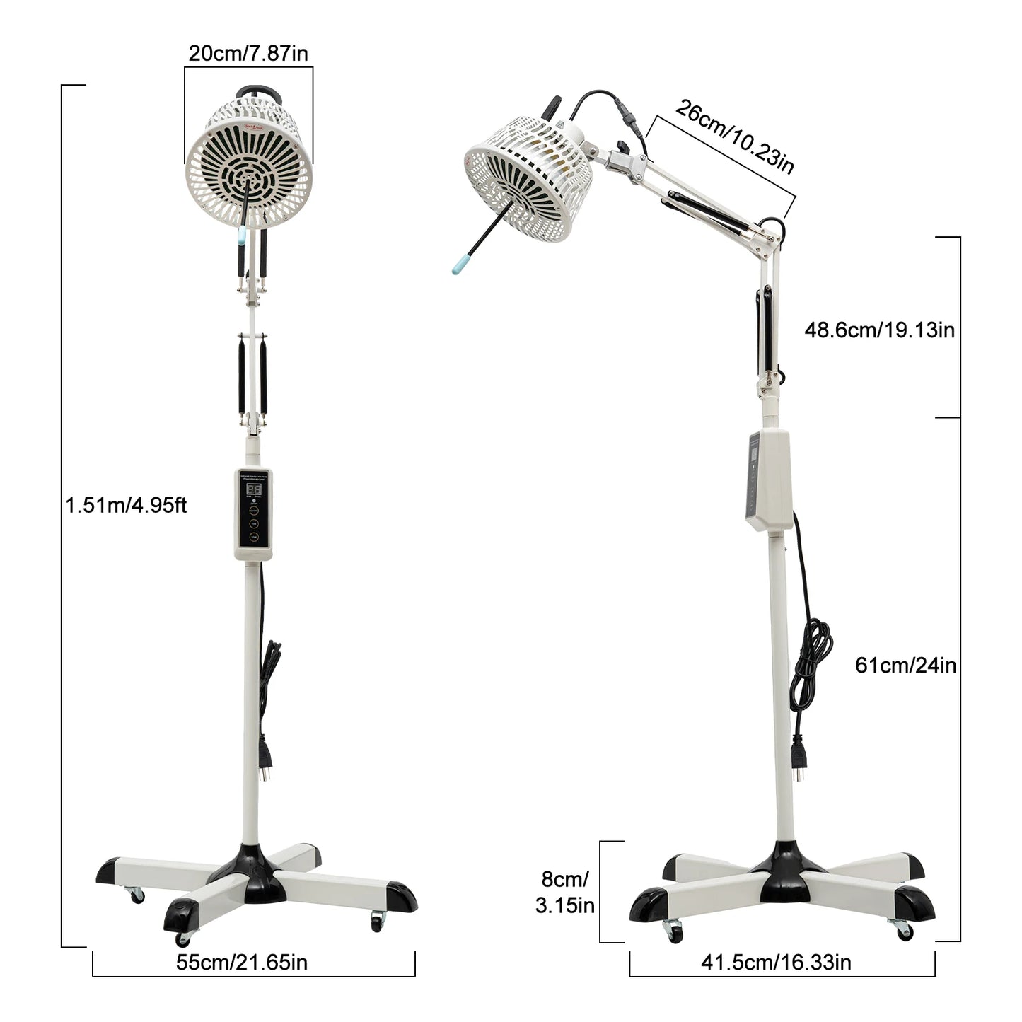 Hign-concerned Infrared Heat Lamp 300W For Home Spas Salons