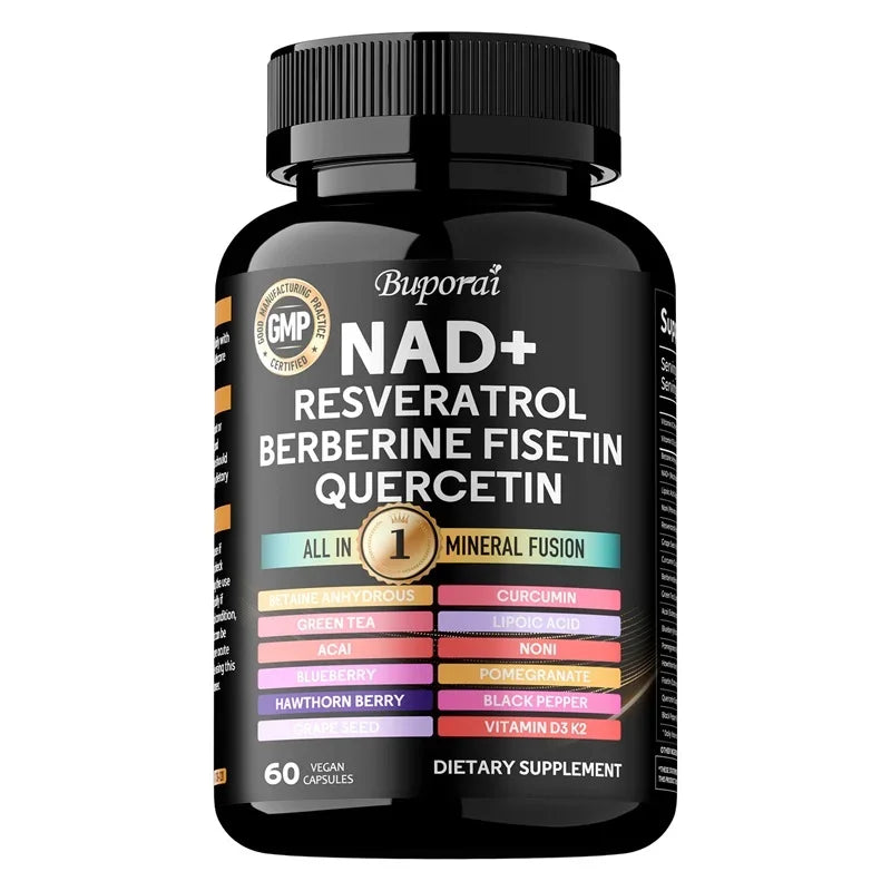 Coolkin NAD Resveratrol Quercetin Berberine Fisetin Health