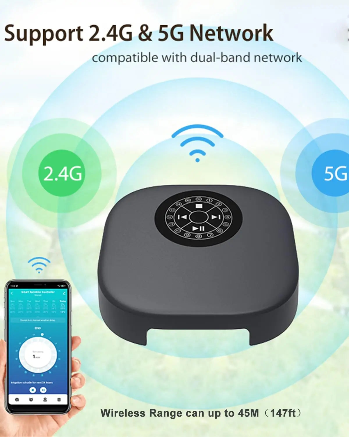 Hign-concerned 16 Zone WiFi Sprinkler Controller For Alexa