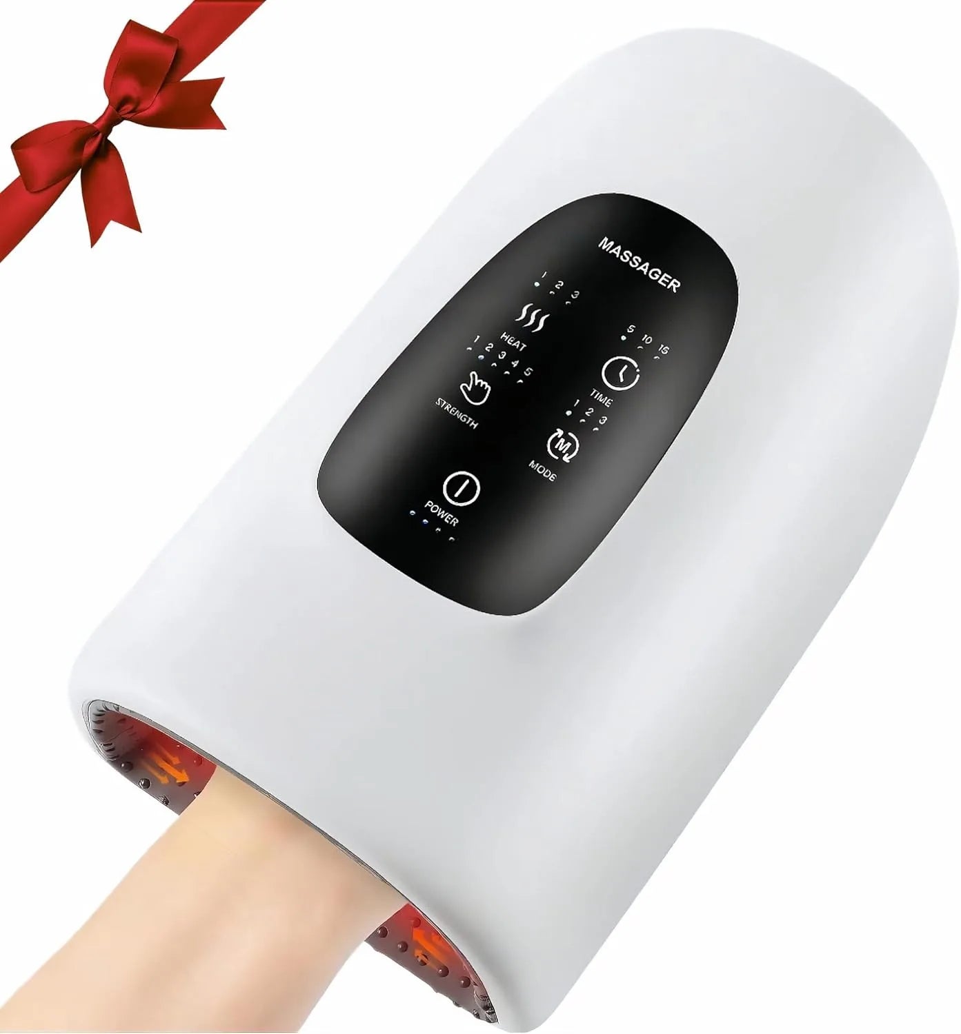 Wireless Hand Massager Air Compression With Hot Therapy