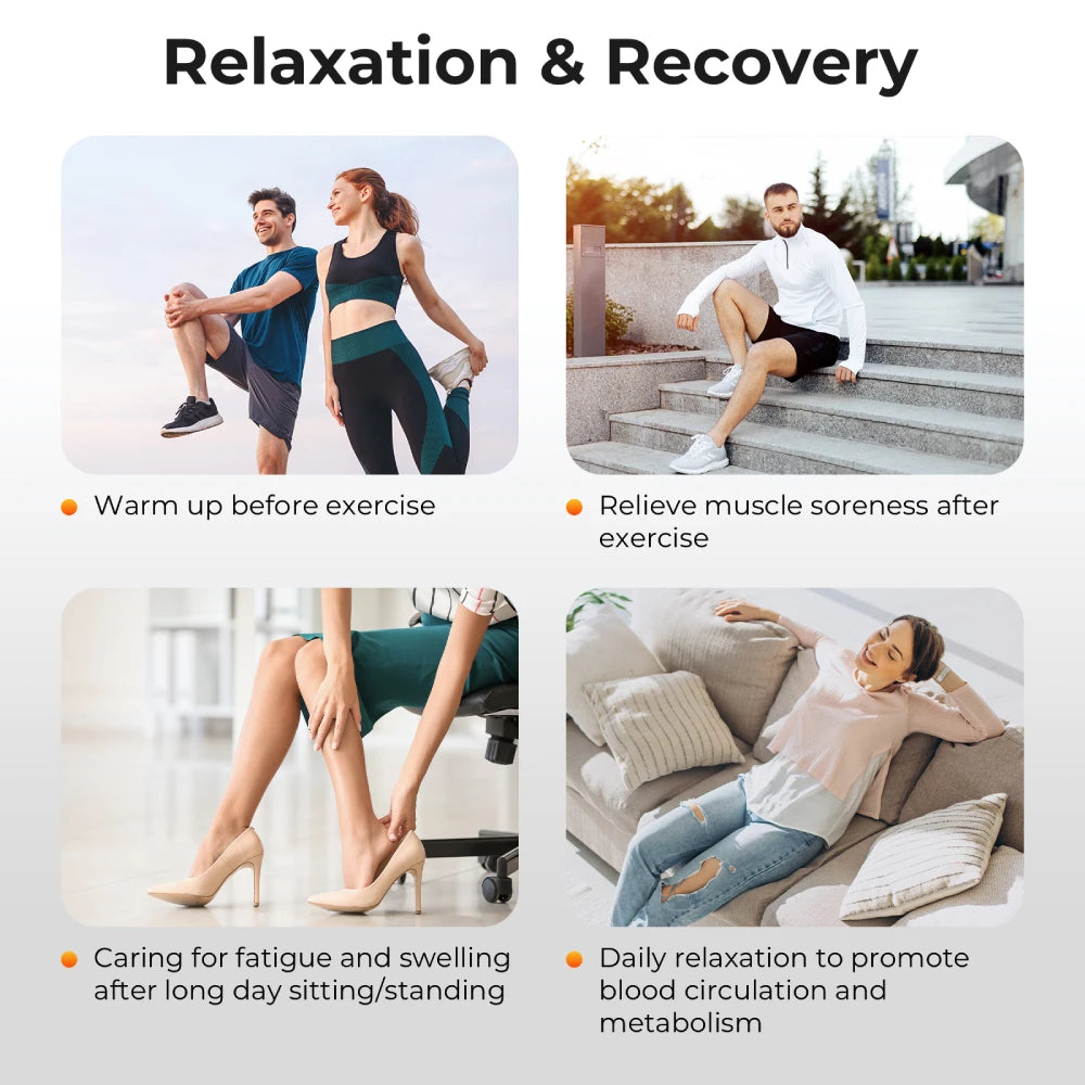 Nekteck Leg Compression Massager With Heat And Air Boots