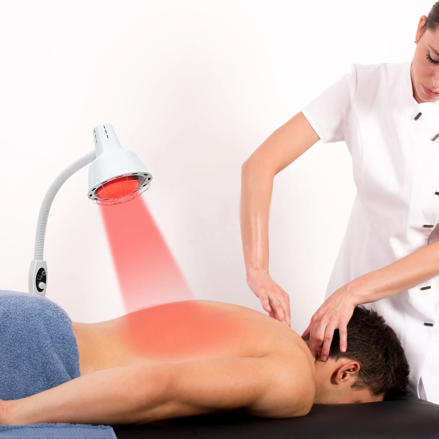 IR Heat Infrared Lamp 220V/110V Adjustable Therapy Lamp for Muscle & Joint Pain Relieves