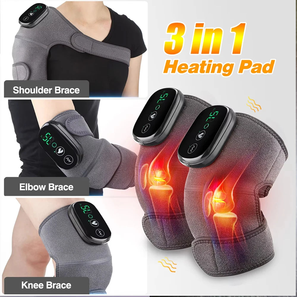 Hailicare Electric Heating Shoulder Brace With LED Massage