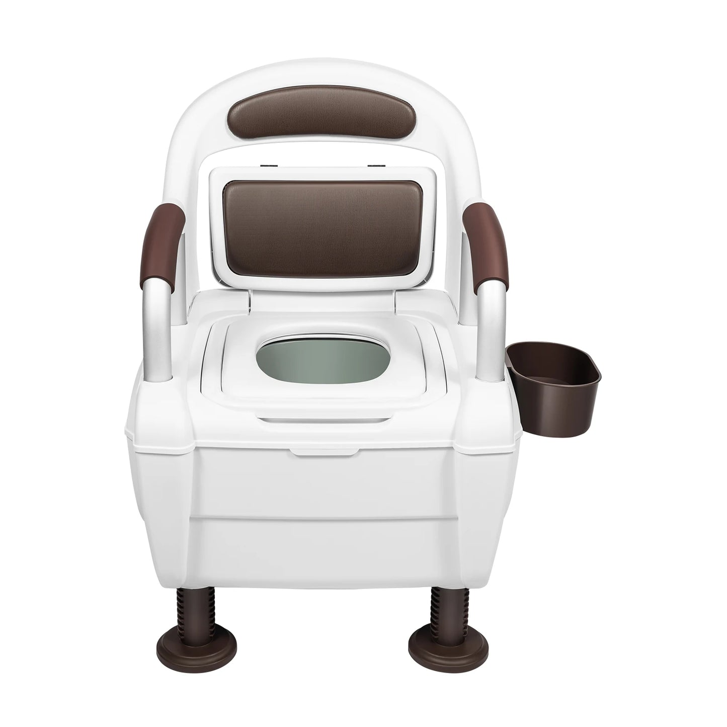 Bymaocar Commode Toilet Chair For Elderly Disabled Armrests