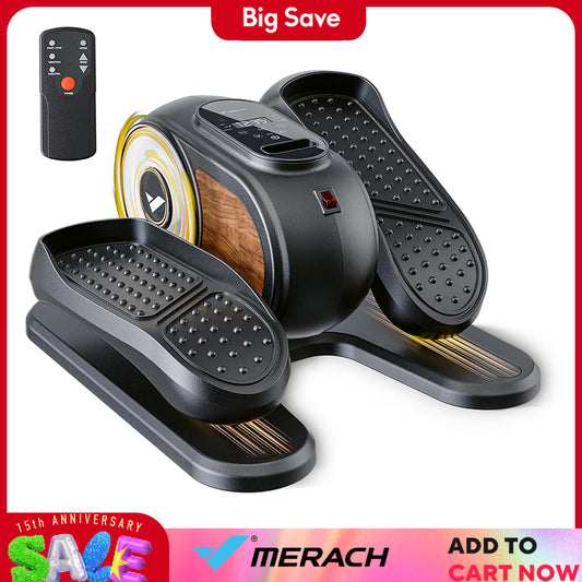 MERACH Under Desk Elliptical Pedal Exerciser With Remote Control
