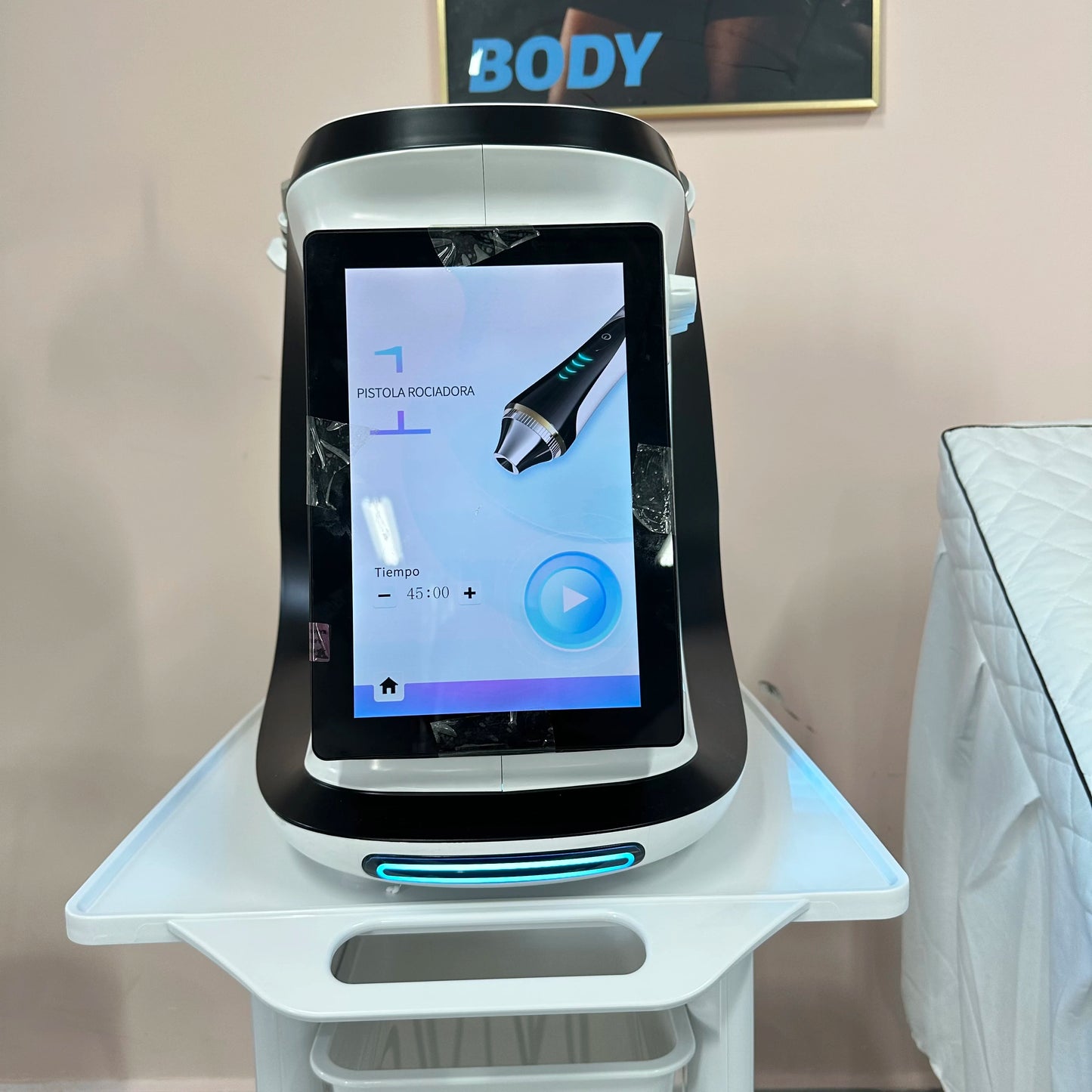 Myoslim Hydra Dermabrasion Oxygen Ice Facial Cleansing Device