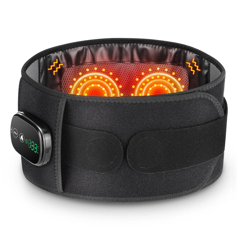 Hailicare Heating Vibration Massager Belt for Waist and Lower Back