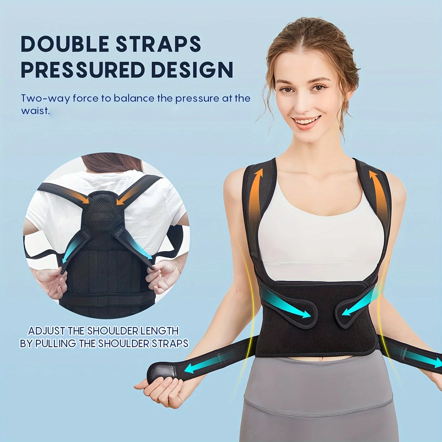 Hign-concerned Back Posture Corrector For Unisex Support