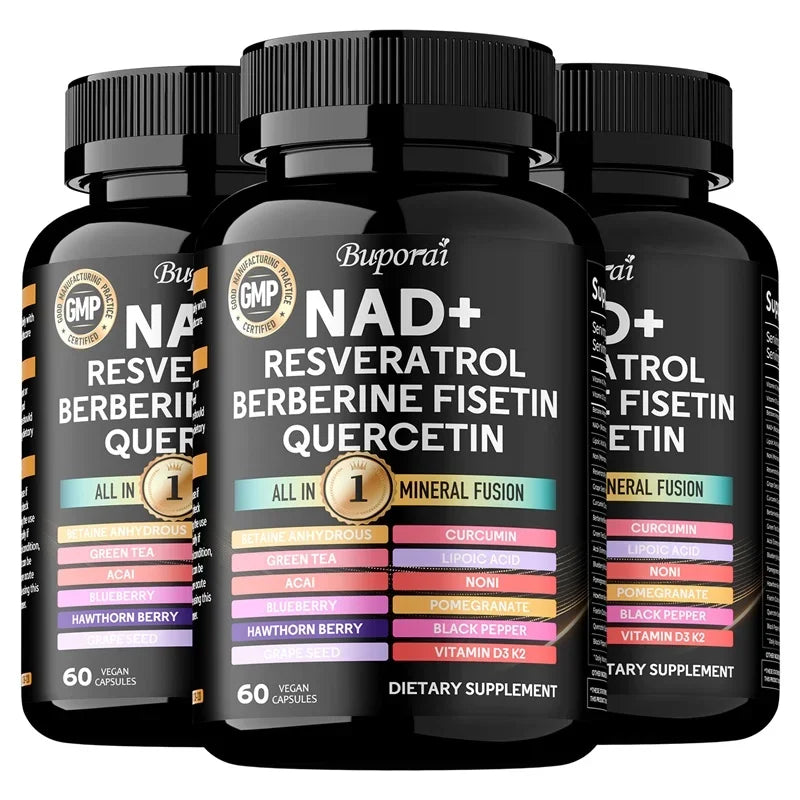 Coolkin NAD Resveratrol Quercetin Berberine Fisetin Health