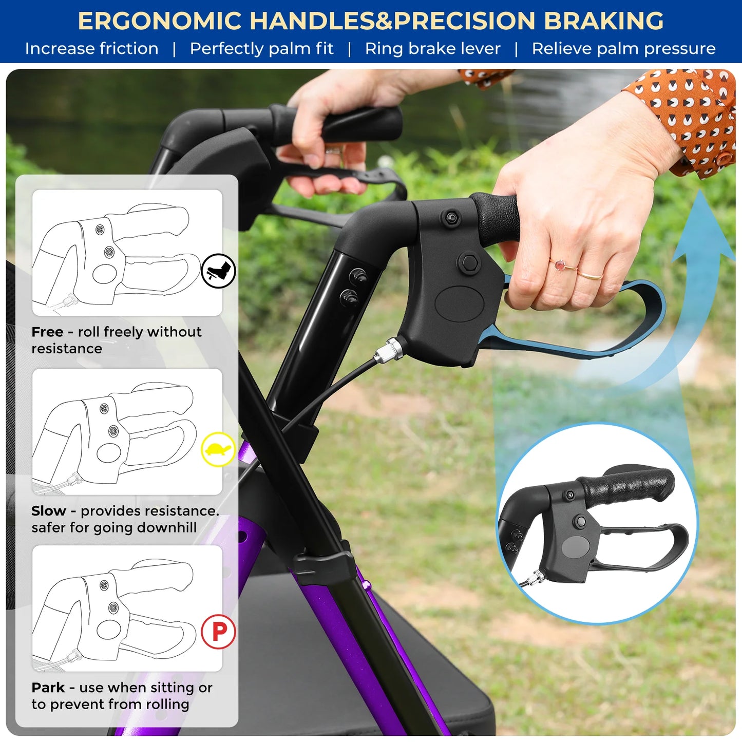 Origin 2 In 1 Rolling Walker Wheelchair Combo For Adults