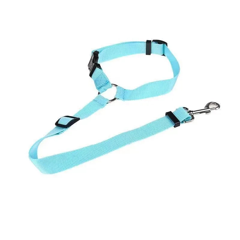 NONECN Dual In One Pet Car Seat Belt Leash Harness