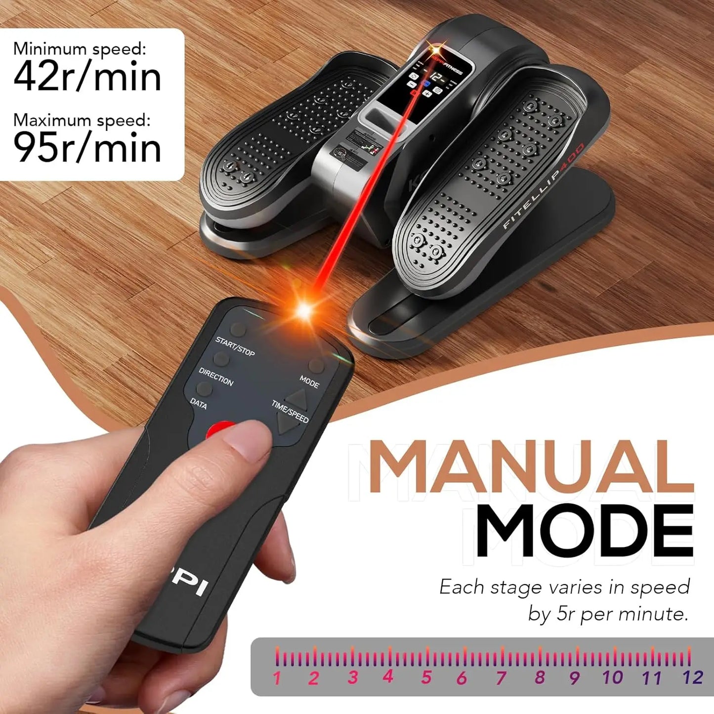 Hignconcerned Ellipse Leg Exerciser Under Desk Home Use