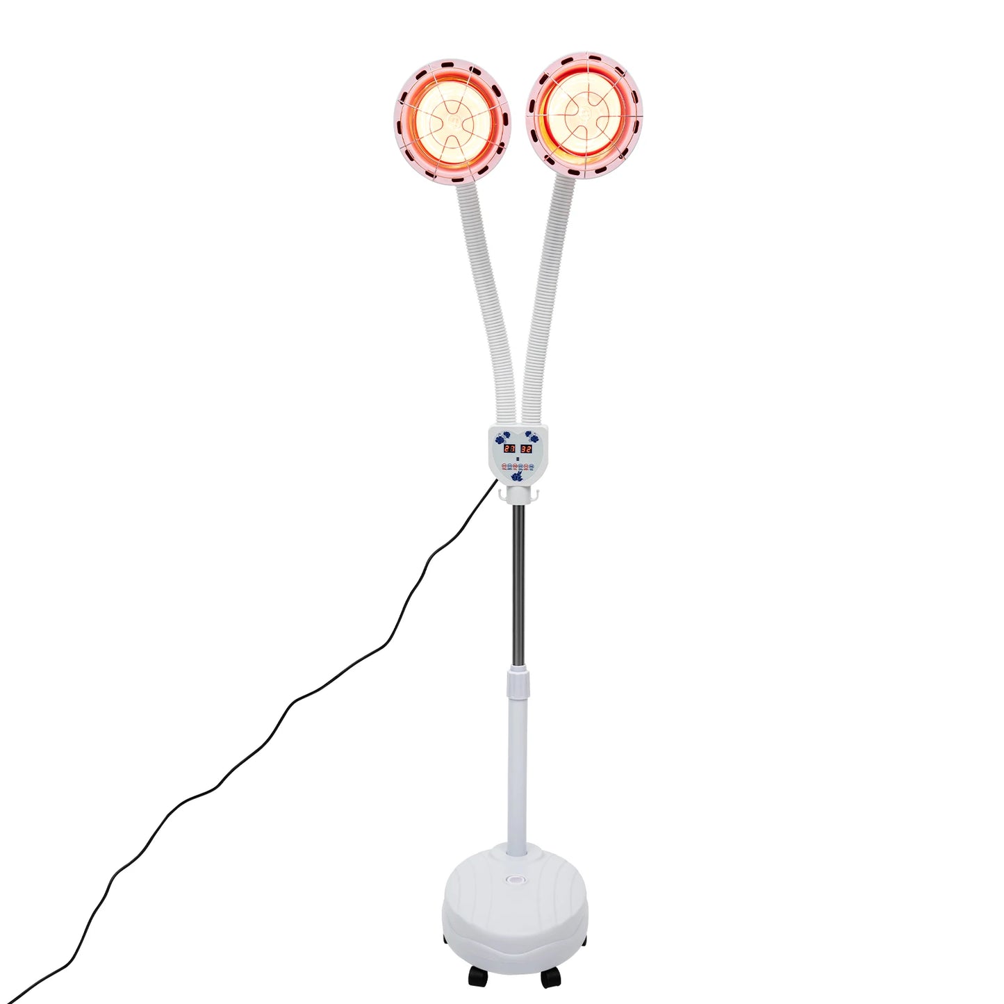 YIYIBYUS 275W Double Head Infrared Therapy Lamp 360 Degree