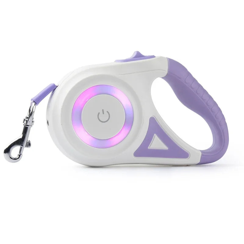 Booteely Auto Retractable Dog Leash With LED Flashlight