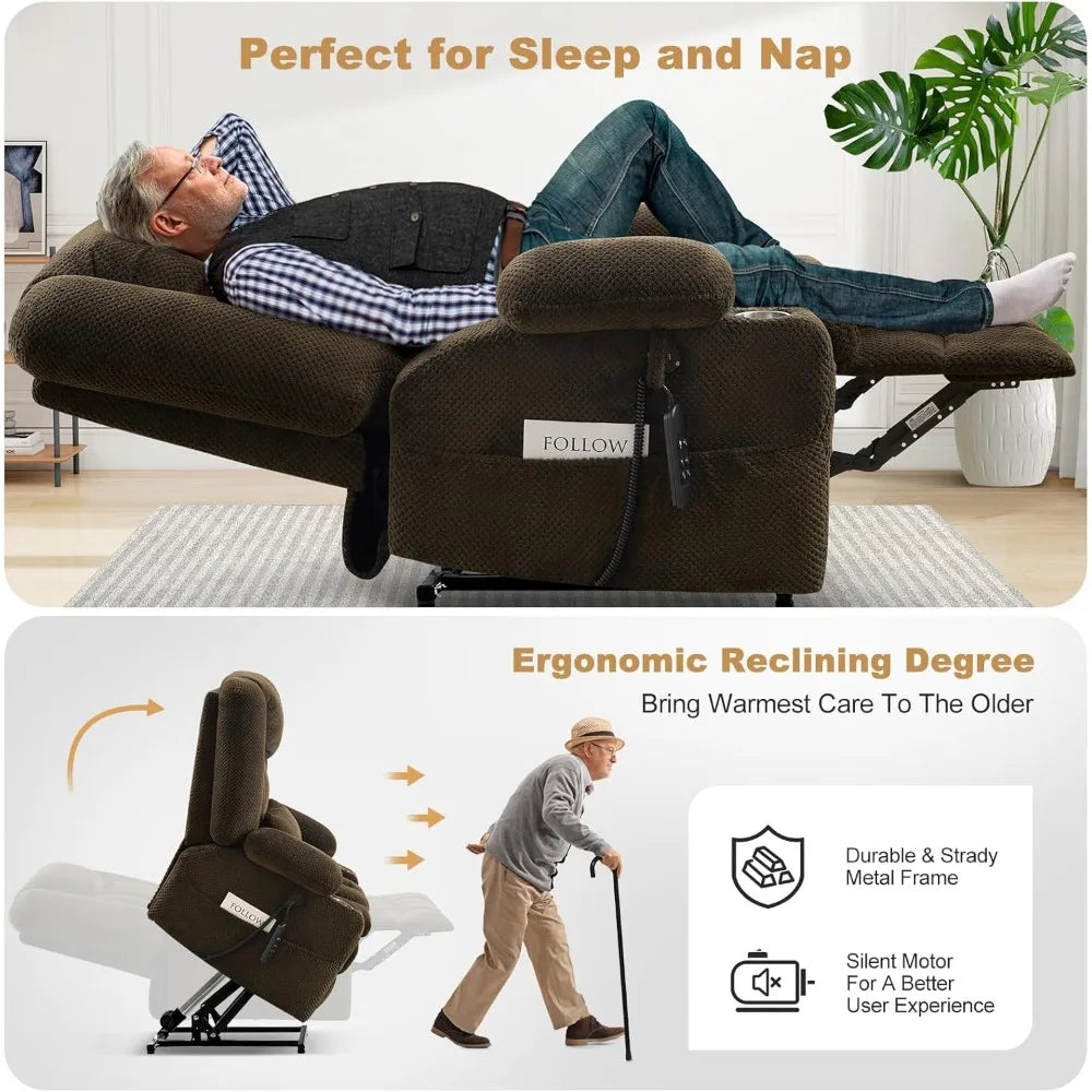 DAFIFY Electric Lift Recliner With Massage And Heat