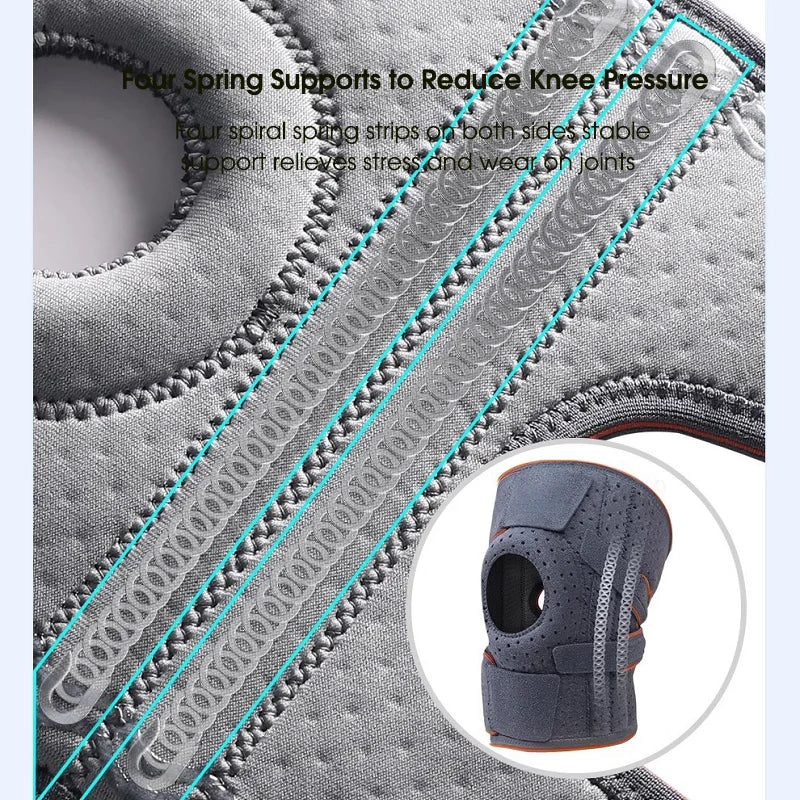 Knee Straps Patella Medial Support With Silicone Compression Brace