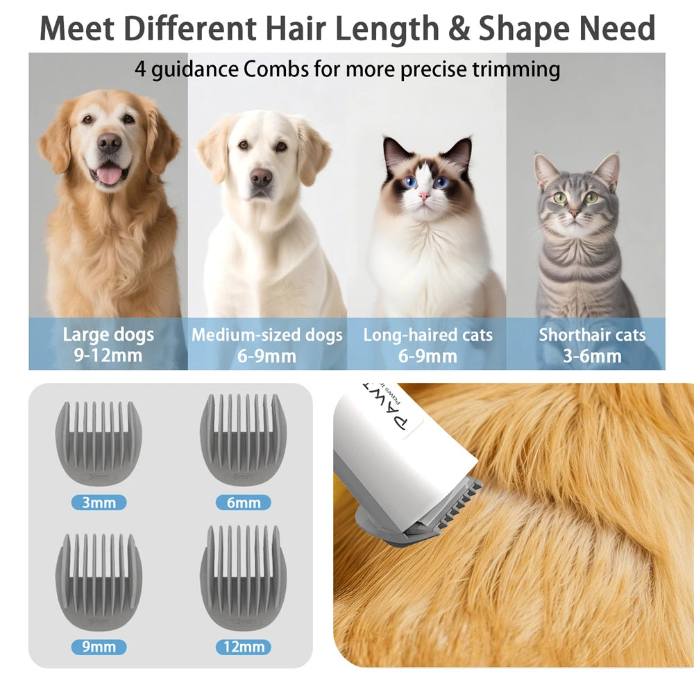 5 In 1 Pet Grooming Vacuum Brush 13000Pa Suction Home