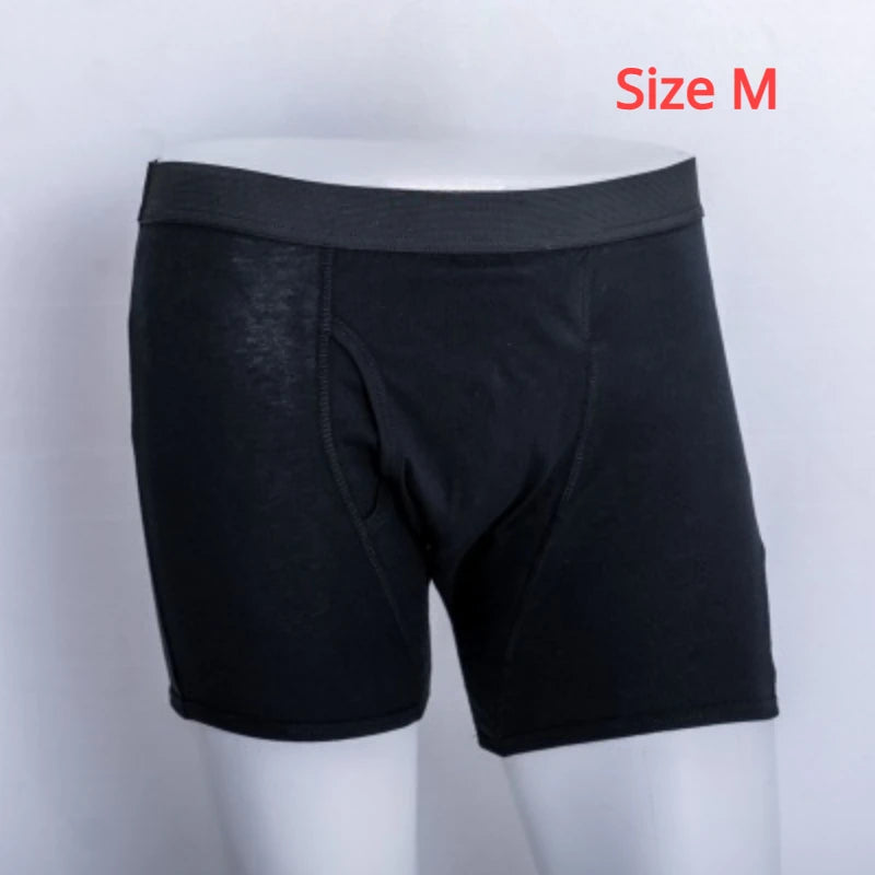 LEEDAMOO Men's Incontinence Underwear Postoperative Cotton Briefs