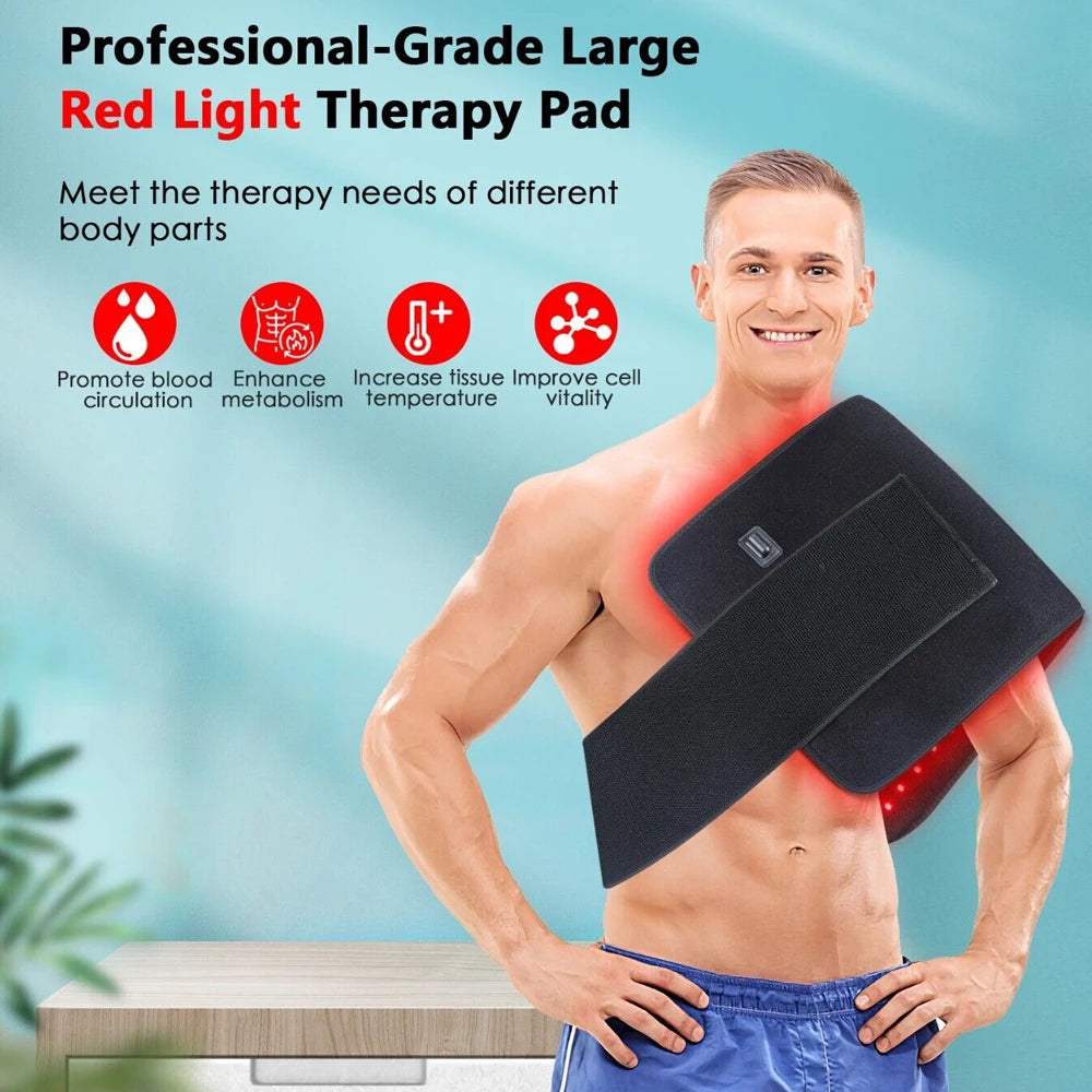 Electronic Infrared Red Light Therapy Pad For Back Pain