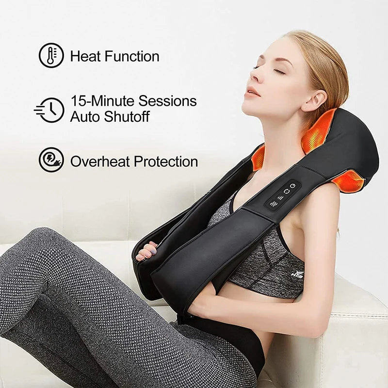 Medcursor Shiatsu Neck And Shoulder Massager With Heat