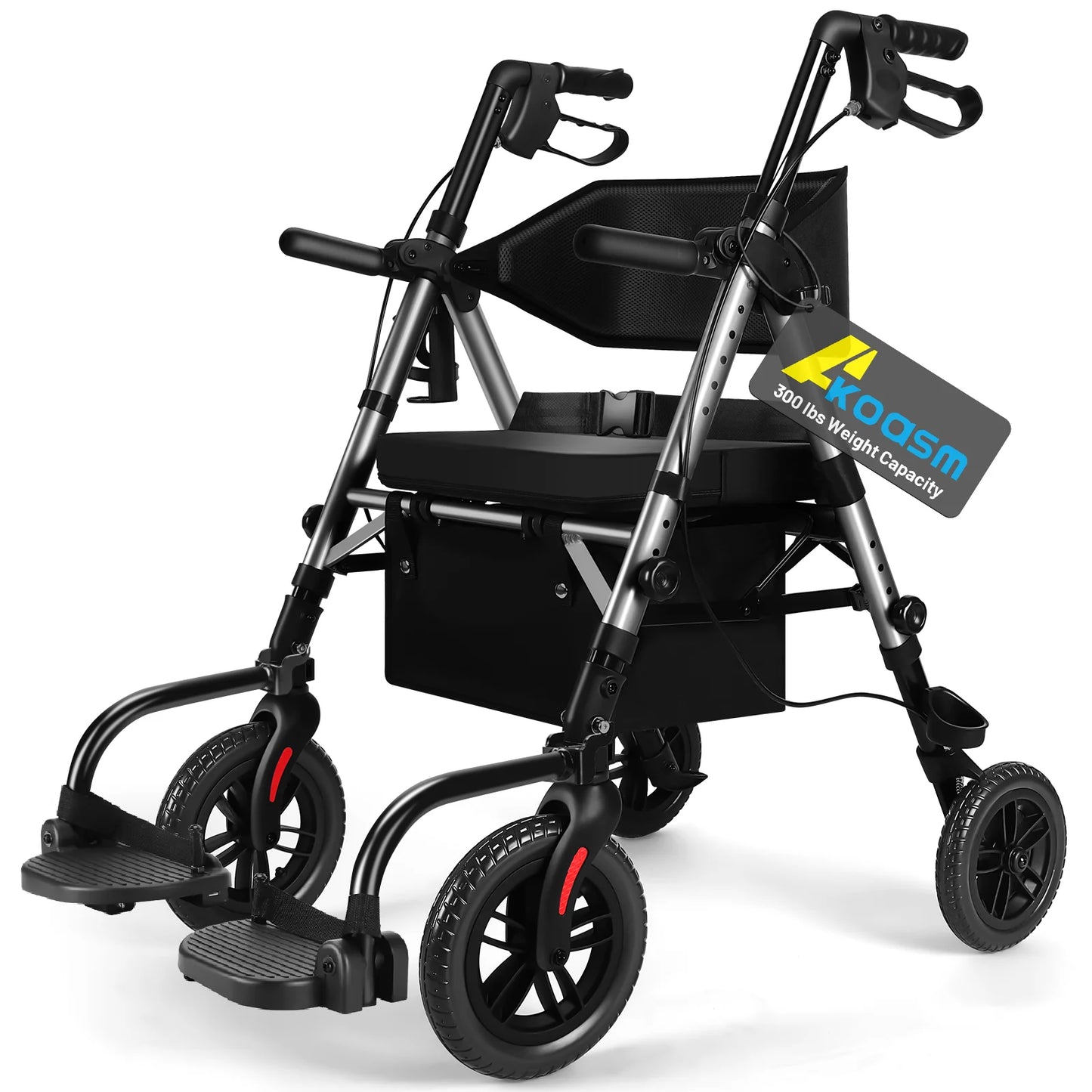 Origin 2 In 1 Rolling Walker Wheelchair Combo For Adults
