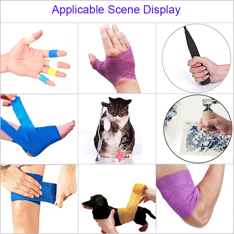 Elastic Self Adhesive Bandage Wrap For Joints And Limbs