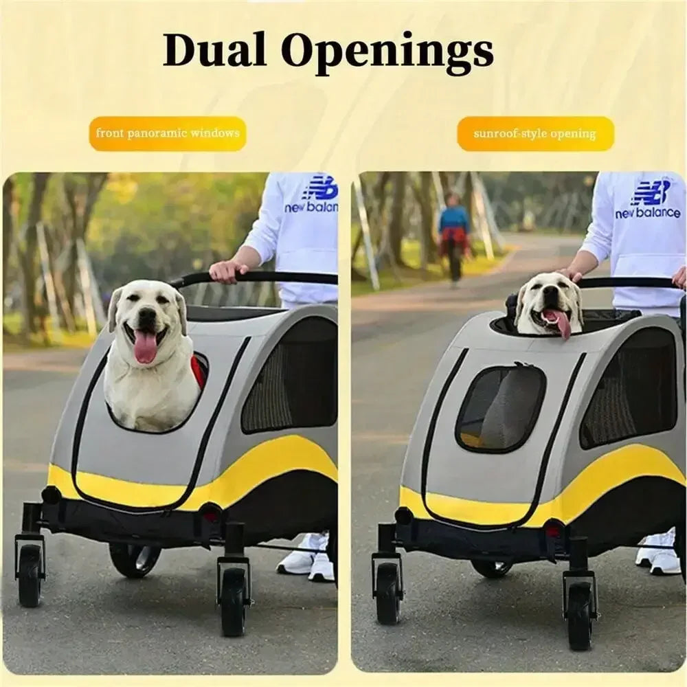 Breed Foldable Dog Stroller Jogger Holds Up To 121lb