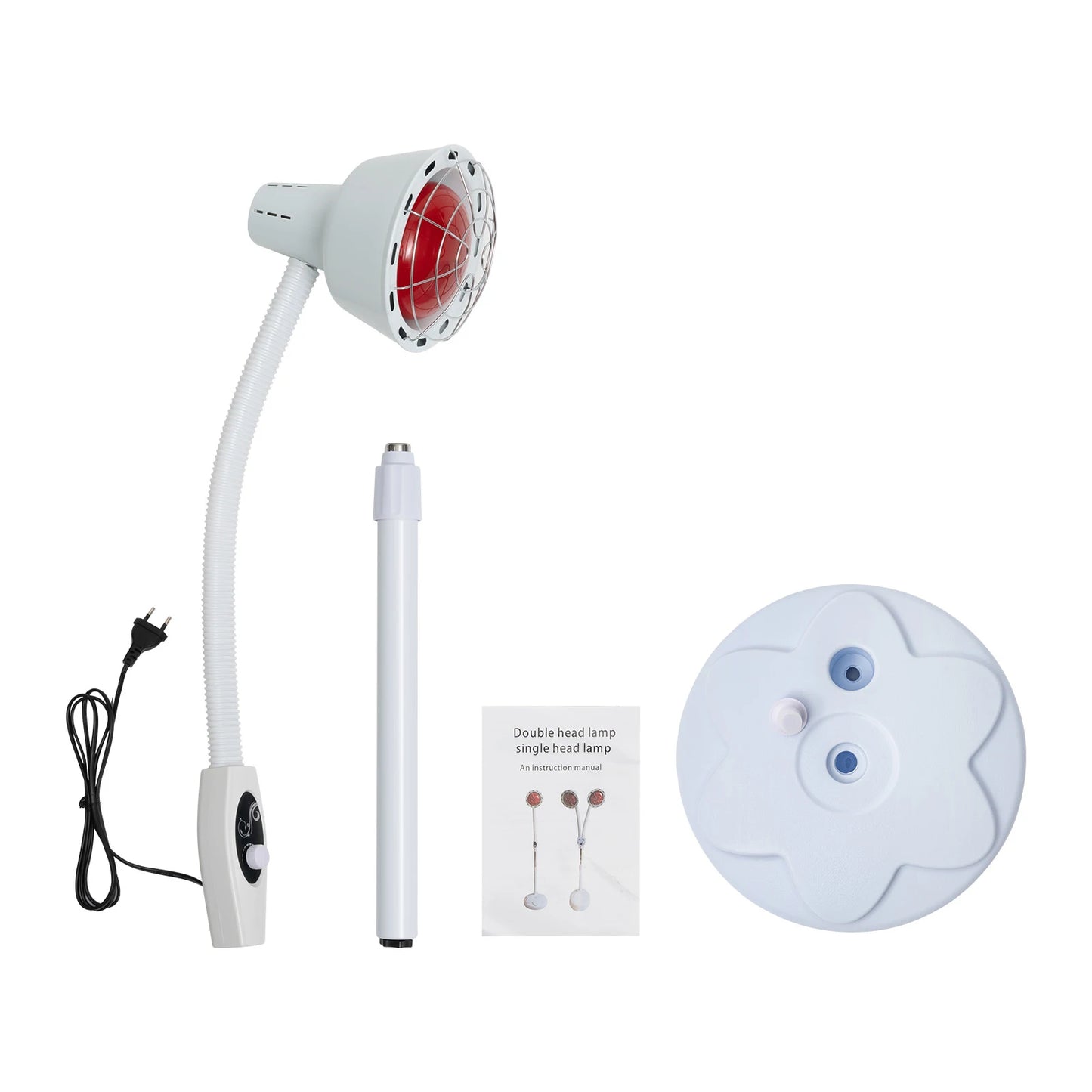 IR Heat Infrared Lamp 220V/110V Adjustable Therapy Lamp for Muscle & Joint Pain Relieves