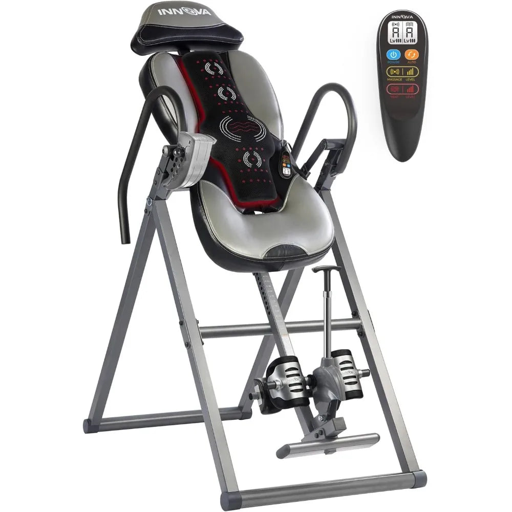 Innova Advanced Heat And Massage Inversion Table With Lumbar Pad