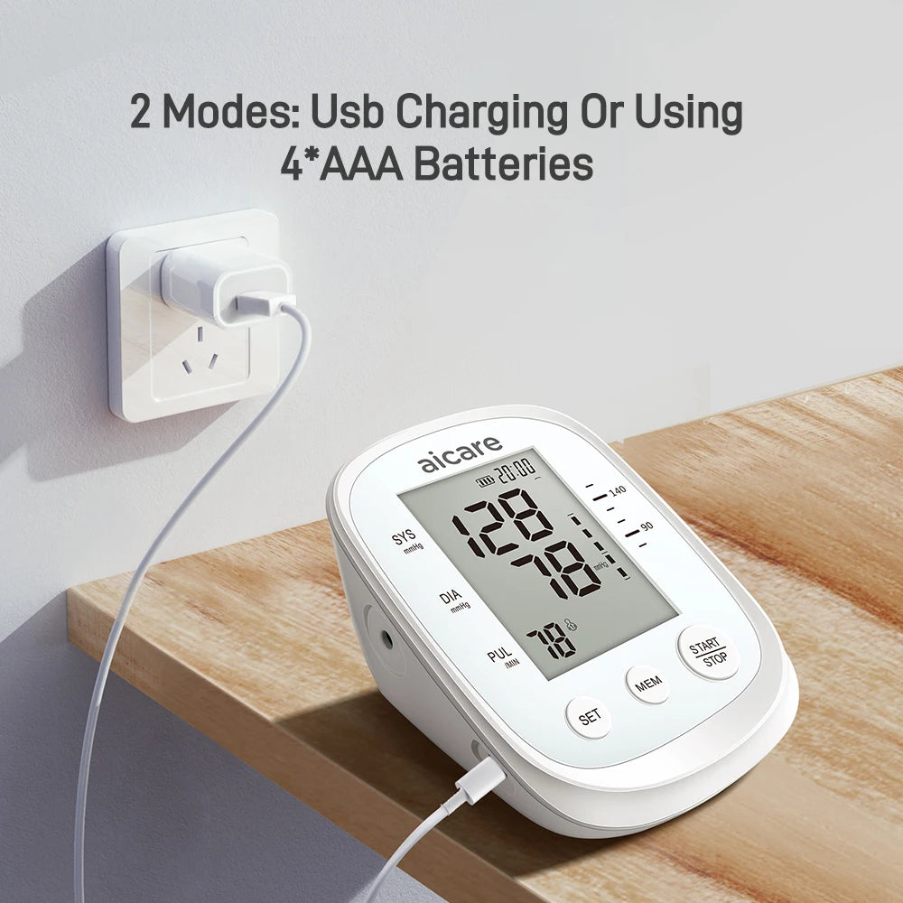 Aicare Digital Blood Pressure Monitor Upper Arm Home Use