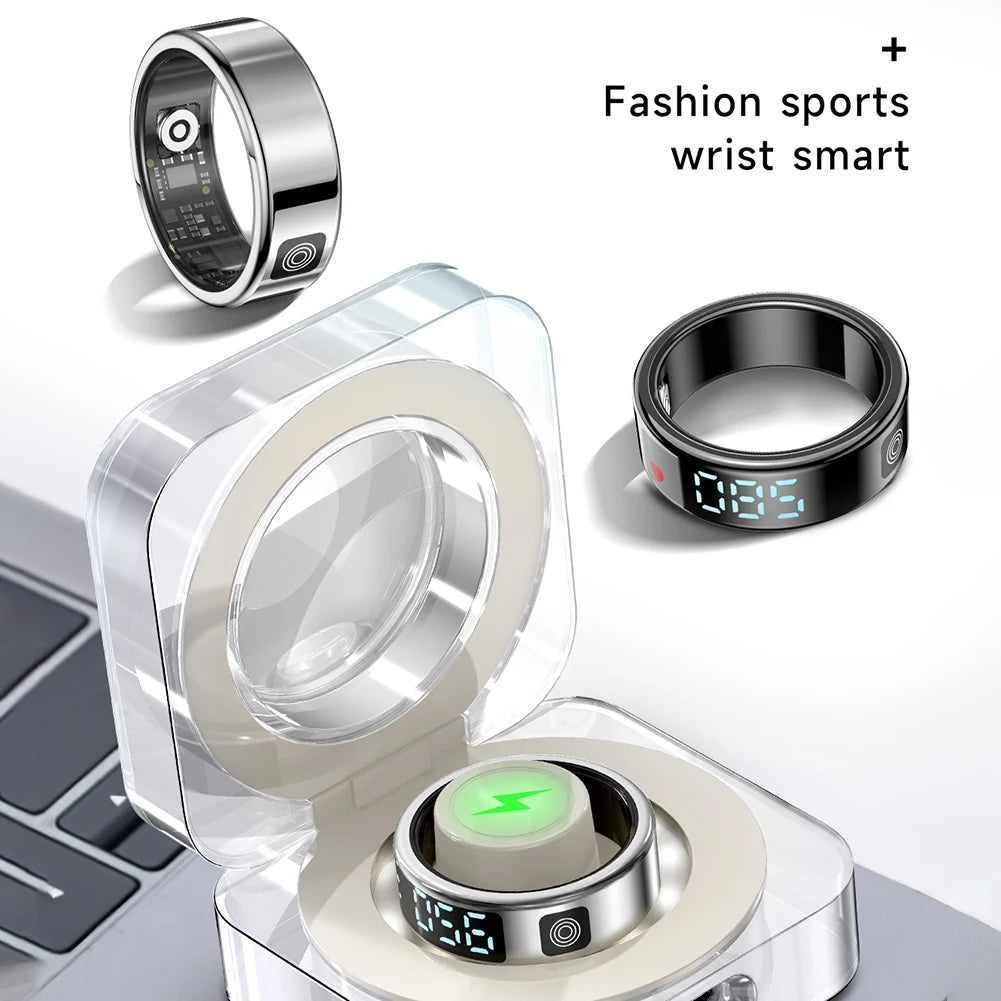Alloyseed RS08 Smart Ring Health Monitor 5ATM Bluetooth 5.1