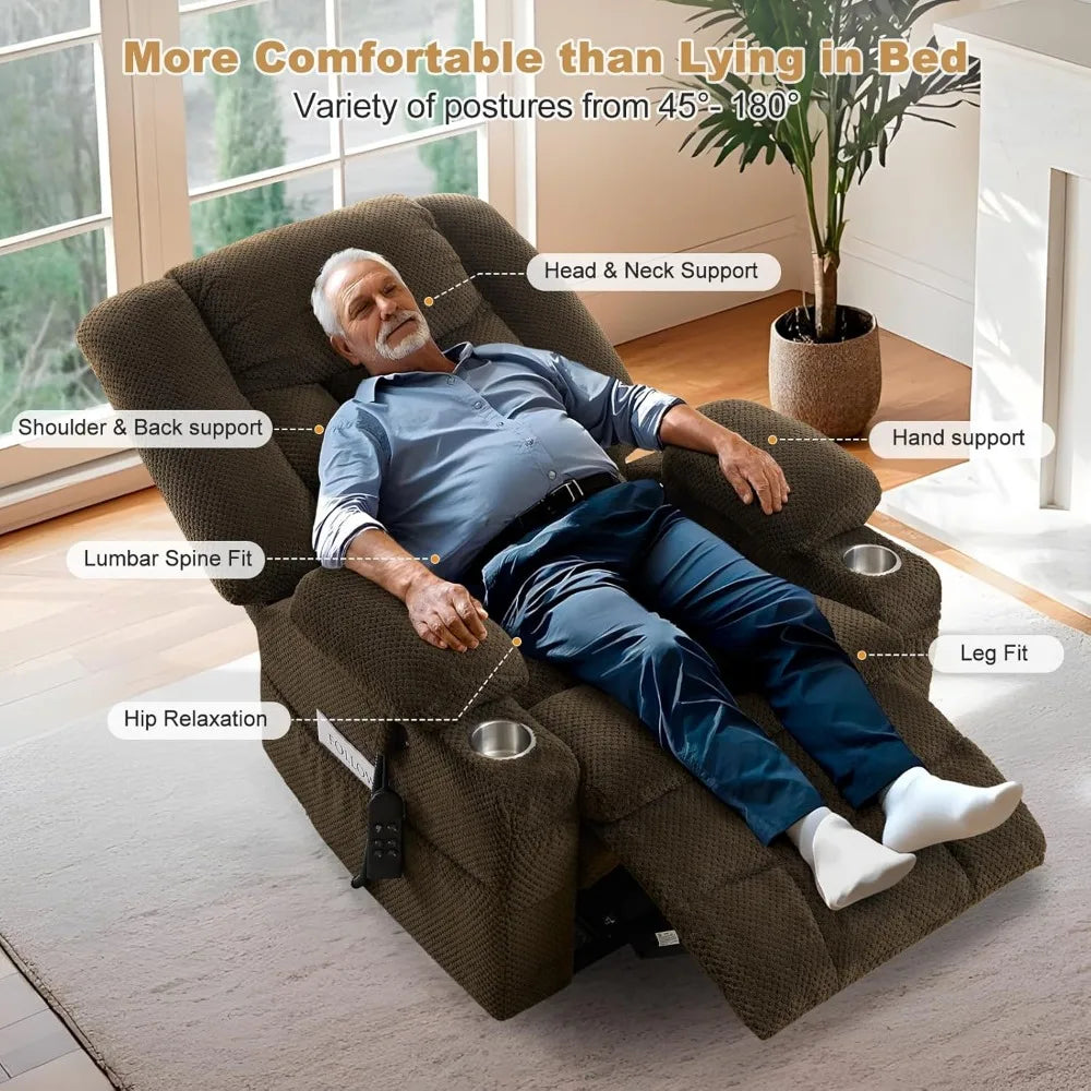 DAFIFY Electric Lift Recliner With Massage And Heat
