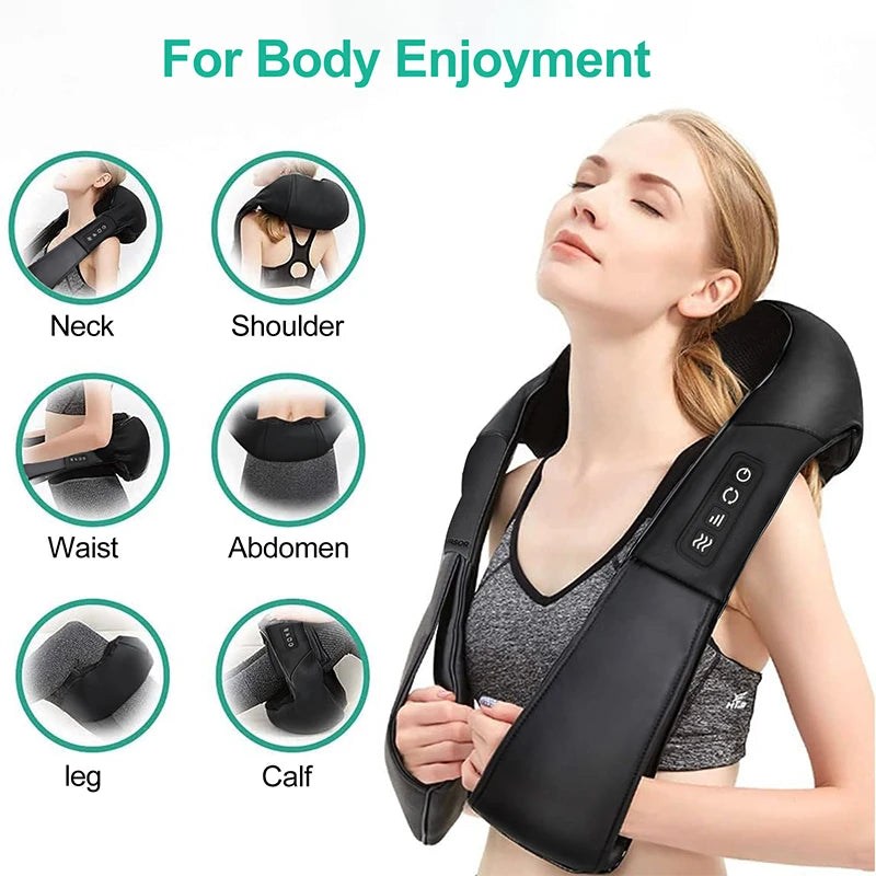 Medcursor Shiatsu Neck Massager With Heated Deep Kneading