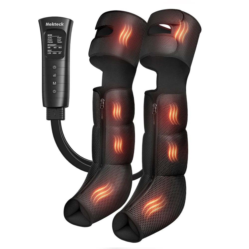 Nekteck Leg Compression Massager With Heat And Air Boots