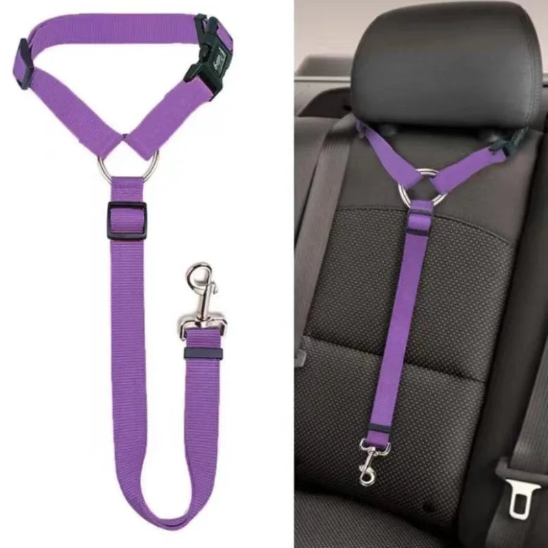 NONECN Dual In One Pet Car Seat Belt Leash Harness