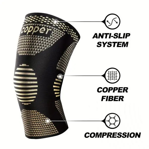 Unisex Knee Brace With Compression For Pain Relief And Support